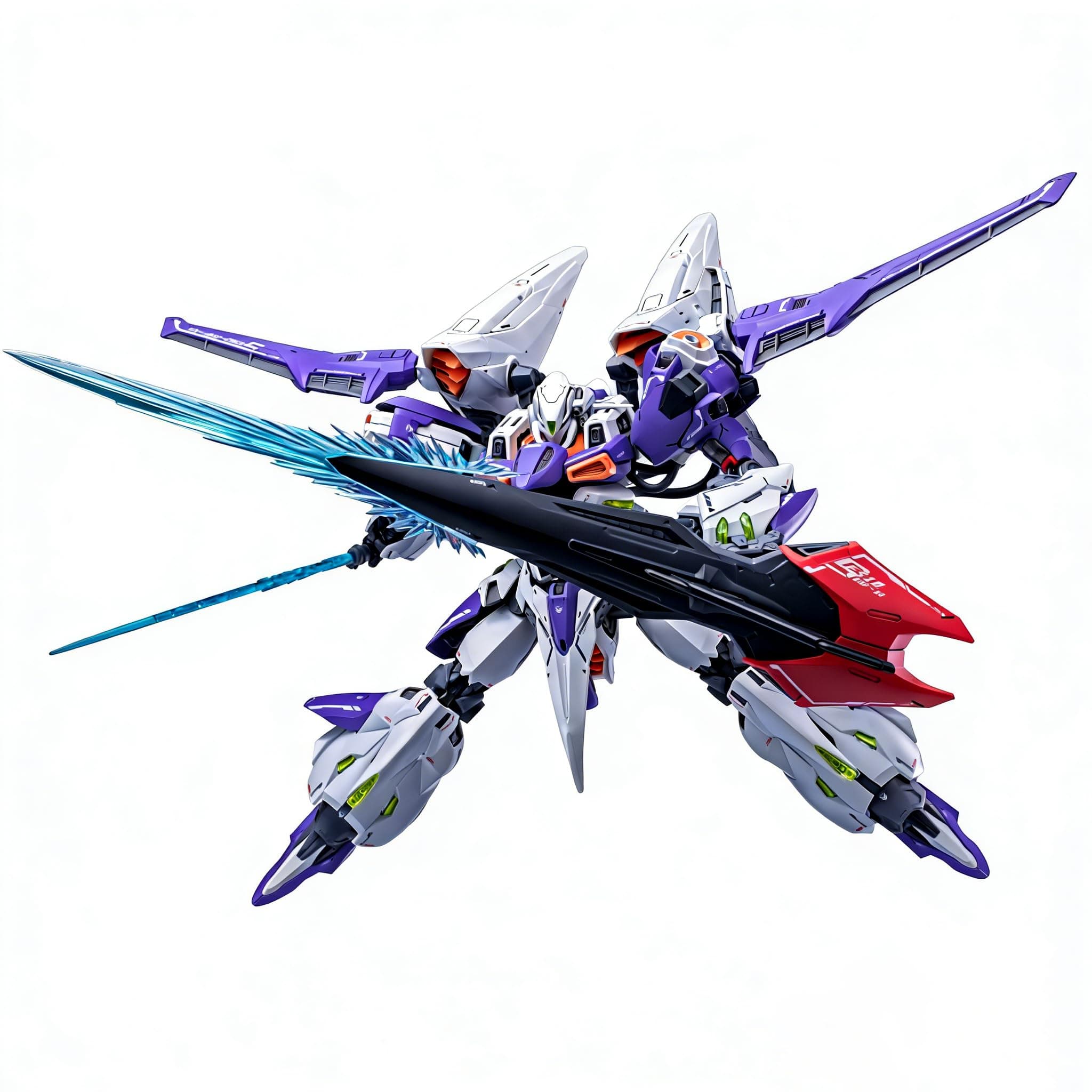 1/100 Plastic Mecha Action Figures Kits, Alloy Skeleton 7.6 in High, Easy to Assembly Mecha Model