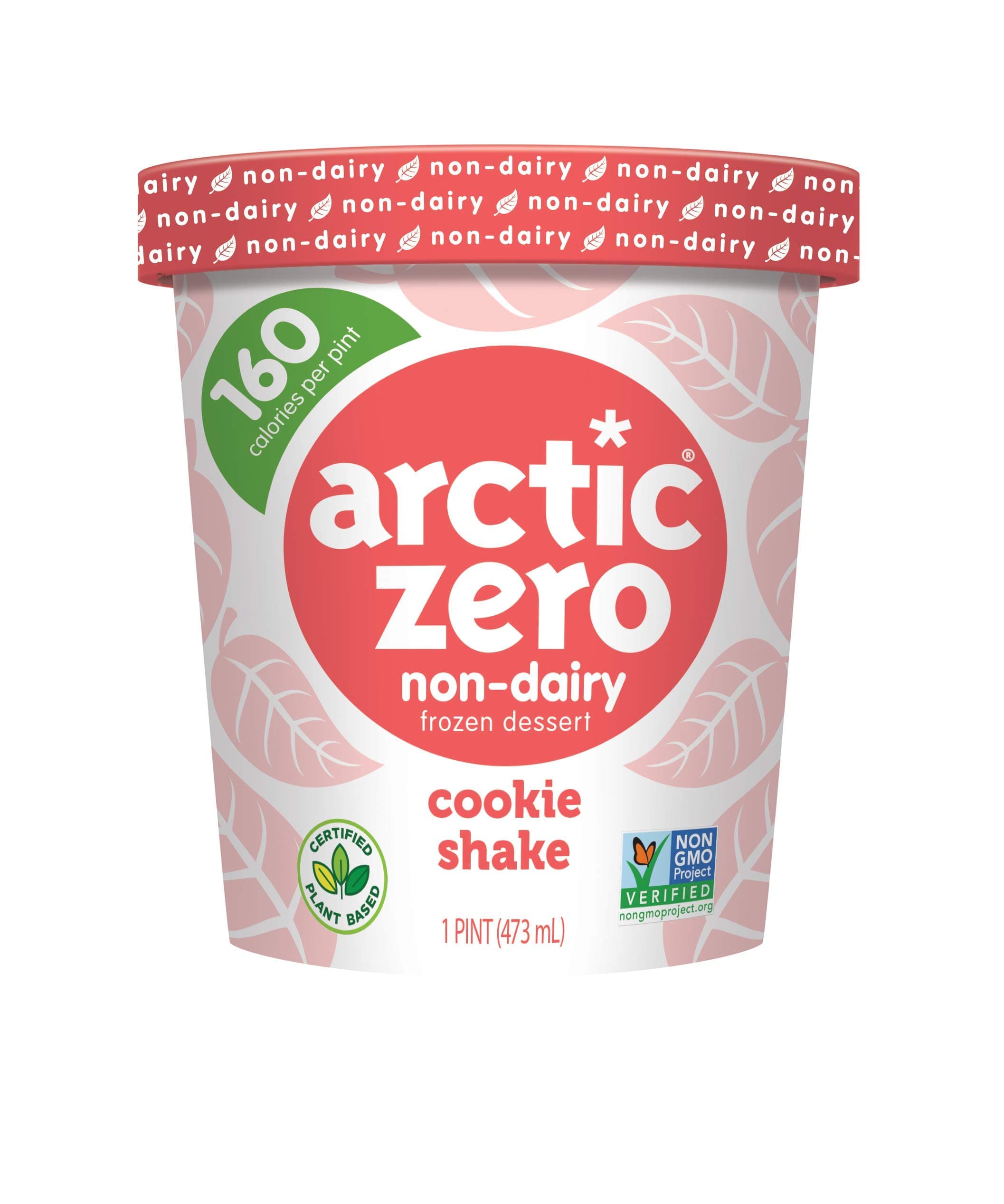 Arctic Zero, Non-Dairy Desserts, Cookie Shake, 16 oz (Frozen)