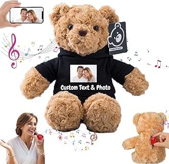 D-Personalized Bear with Voice Recording
