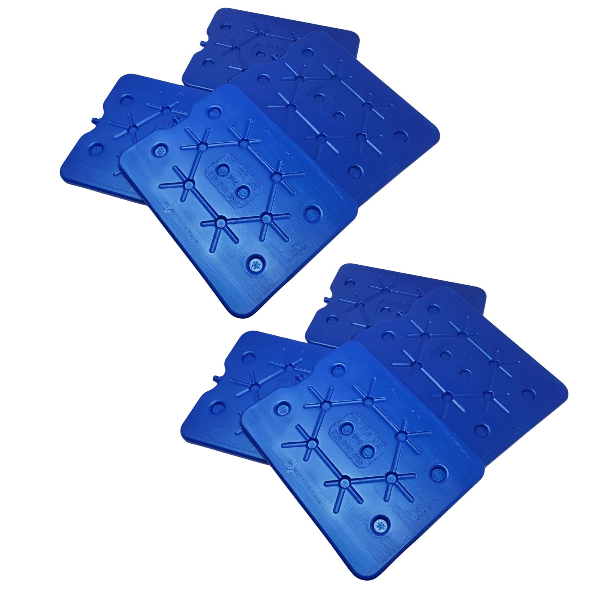 ToCiXXL Ice Pack Freeboard 32 x 25 cm with 800 ml Blue Cooling Elements Ice Pack for Cool Bag Cool Box Ice Box - 8 Items