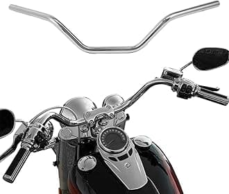 1" Fat Custom Handlebar Fit For Harley Davidson Sportster Dyna Softail Street XG V-ROD Honda Yamaha Suzuki Kawasaki Triumph Most Chopper Cruisers Bobber Bike Cafe Racer