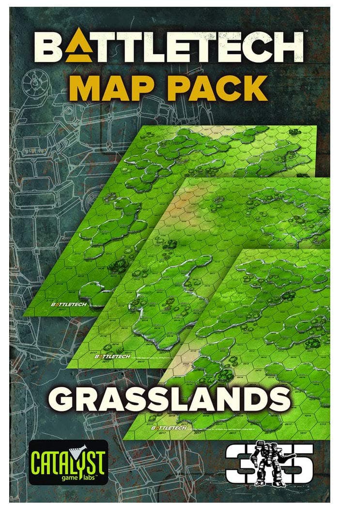 Catalyst Game Labs Battletech Map Set Grasslands
