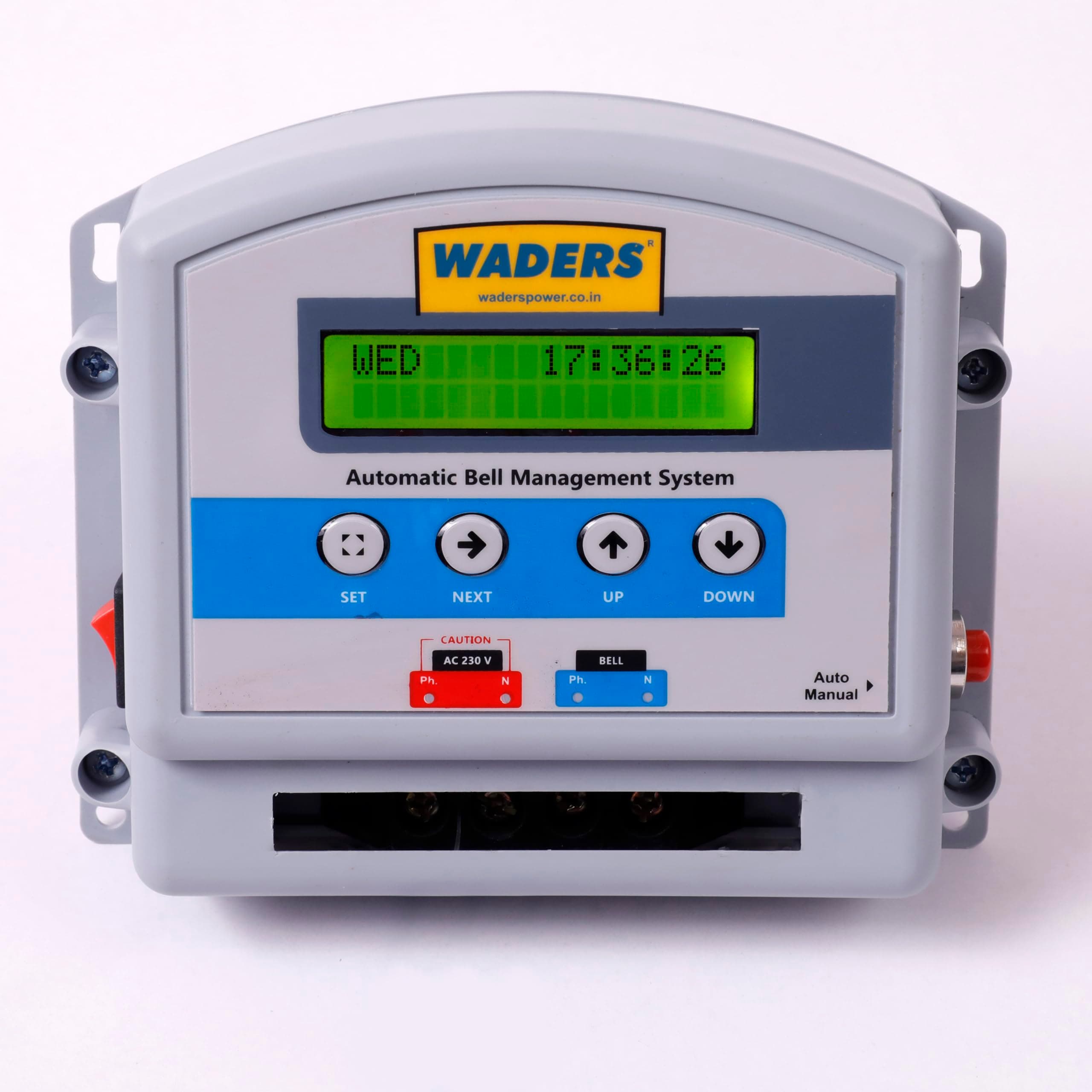 Automatic School Bell Management System - Multipurpose Timer Especially Designed for Schools (25 Sessions/Day & 3 Seasons)