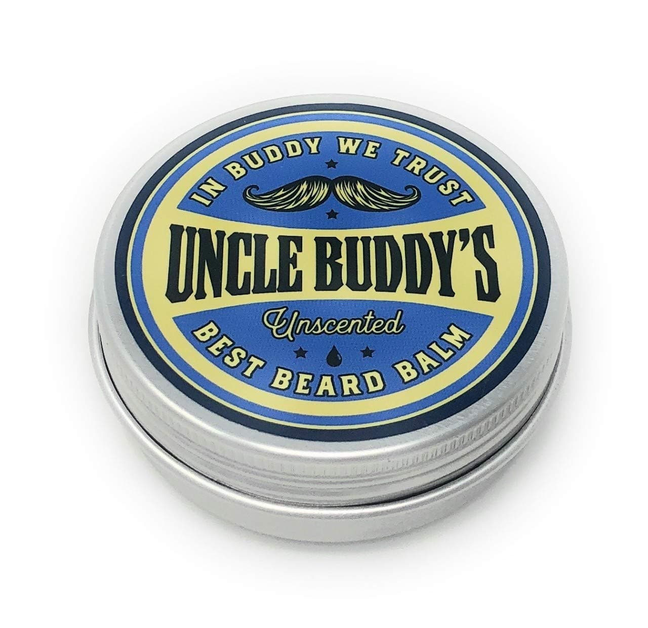 Uncle Buddy's Best Beard Balm - Unscented Leave in Conditioner for Control and Style, Promotes Beard Growth and Overall Beard Health, 2 oz