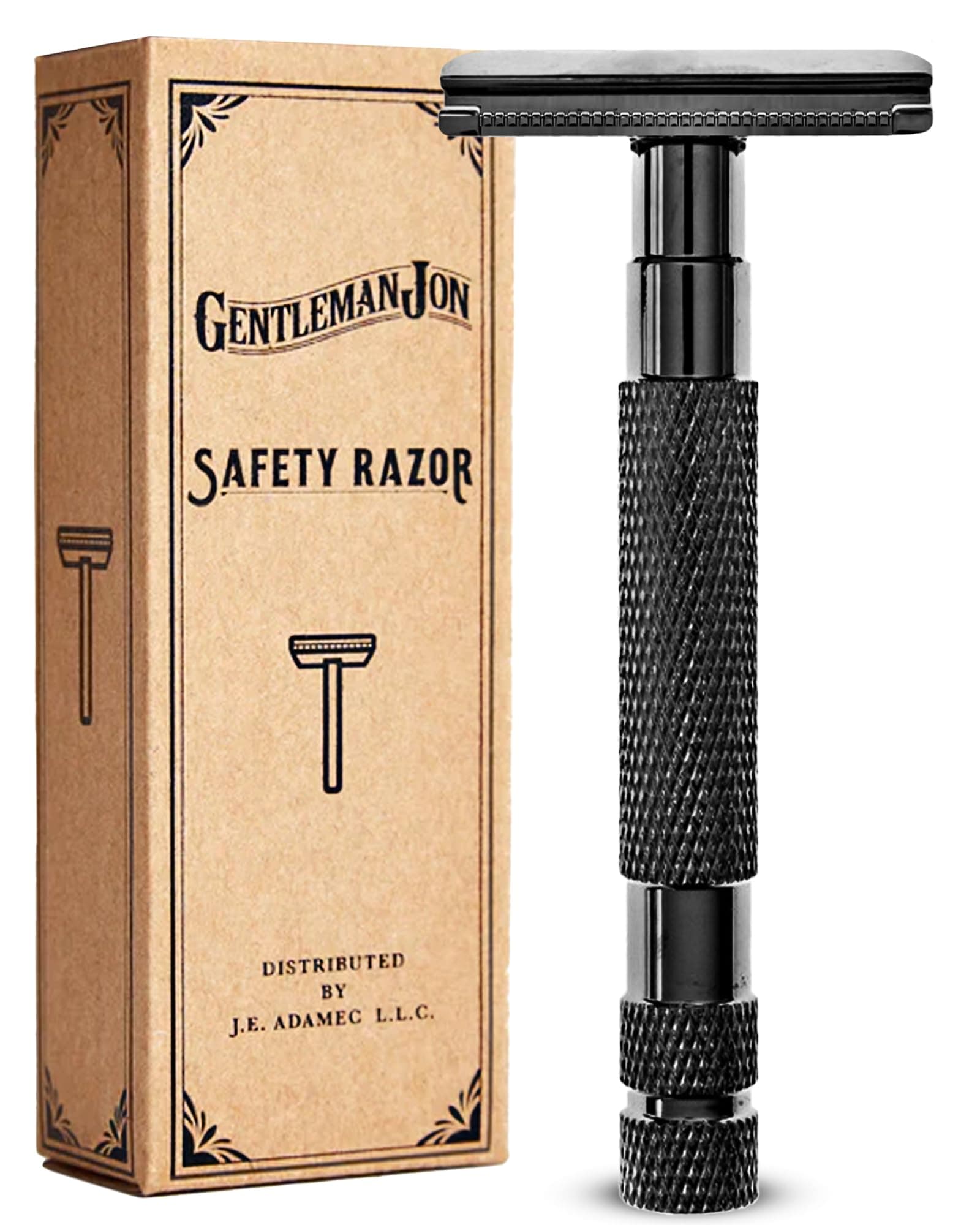 Gentleman Jon Gunmetal Safety Razor