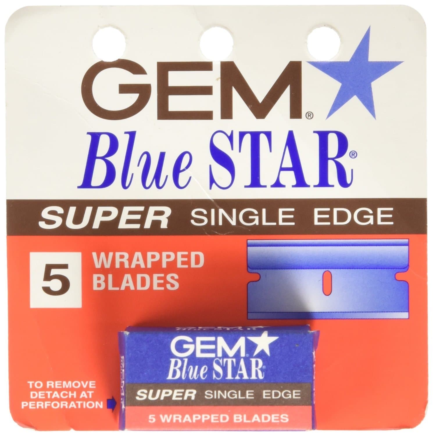 Super Single Edge 5 Wrapped Blades (Pack of 2)