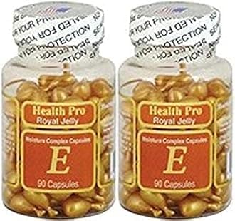 NU-Health Vitamin E Skin Oil Royal Jelly, 90 Softgels (Pack of 2)