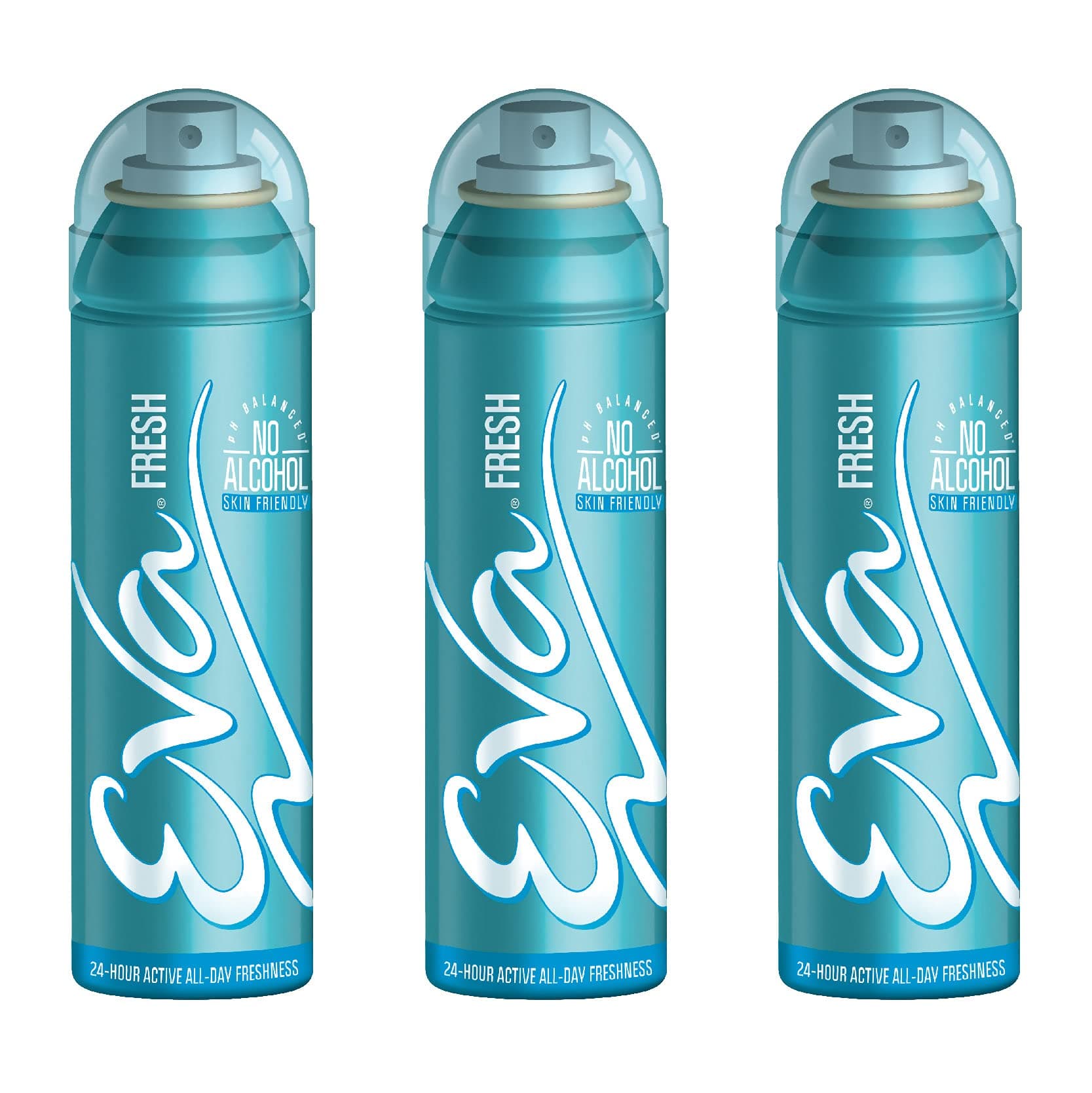 Eva Fresh+Fresh +Fresh Deo Spray 150 ml (Pack of 3)