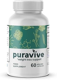 Puravive Capsules - Best Weight management for Men & Women - 1 Month Supply / 60 Capsules