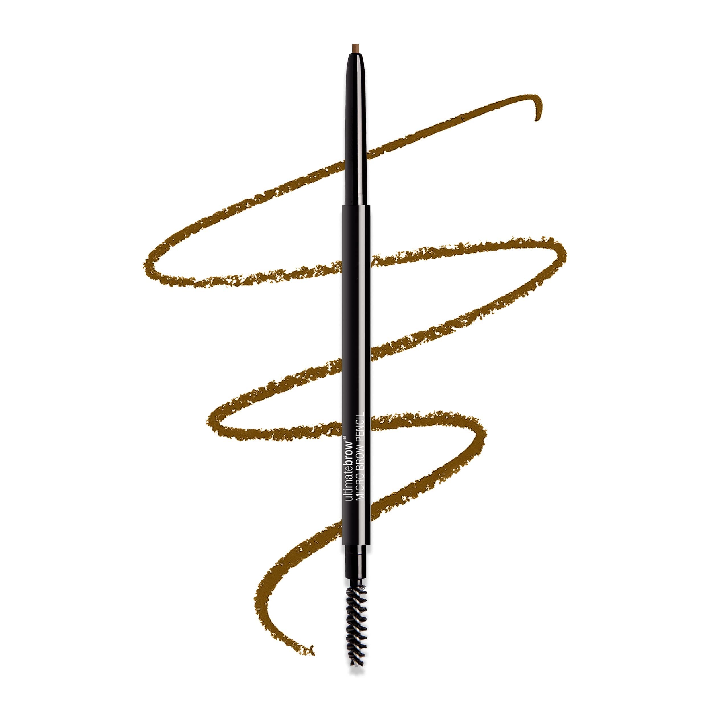 Ultimate Brow Micro Eyebrow Retractable Pencil, Soft Brown, Ultra Fine 1.5mm Tip, Draws Tiny Brow Hairs