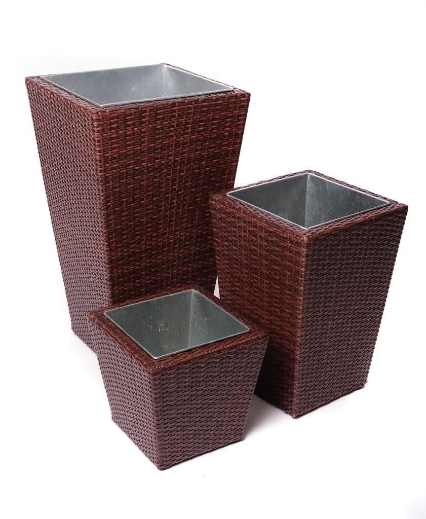 RST Brands OP-PEPS03 Woven Planter Set