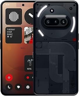 Nothing Phone (3a) 5G A059, 12GB RAM 256GB Storage, 6.77" AMOLED Display, 50MP Camera, 5000mAh Battery, Black