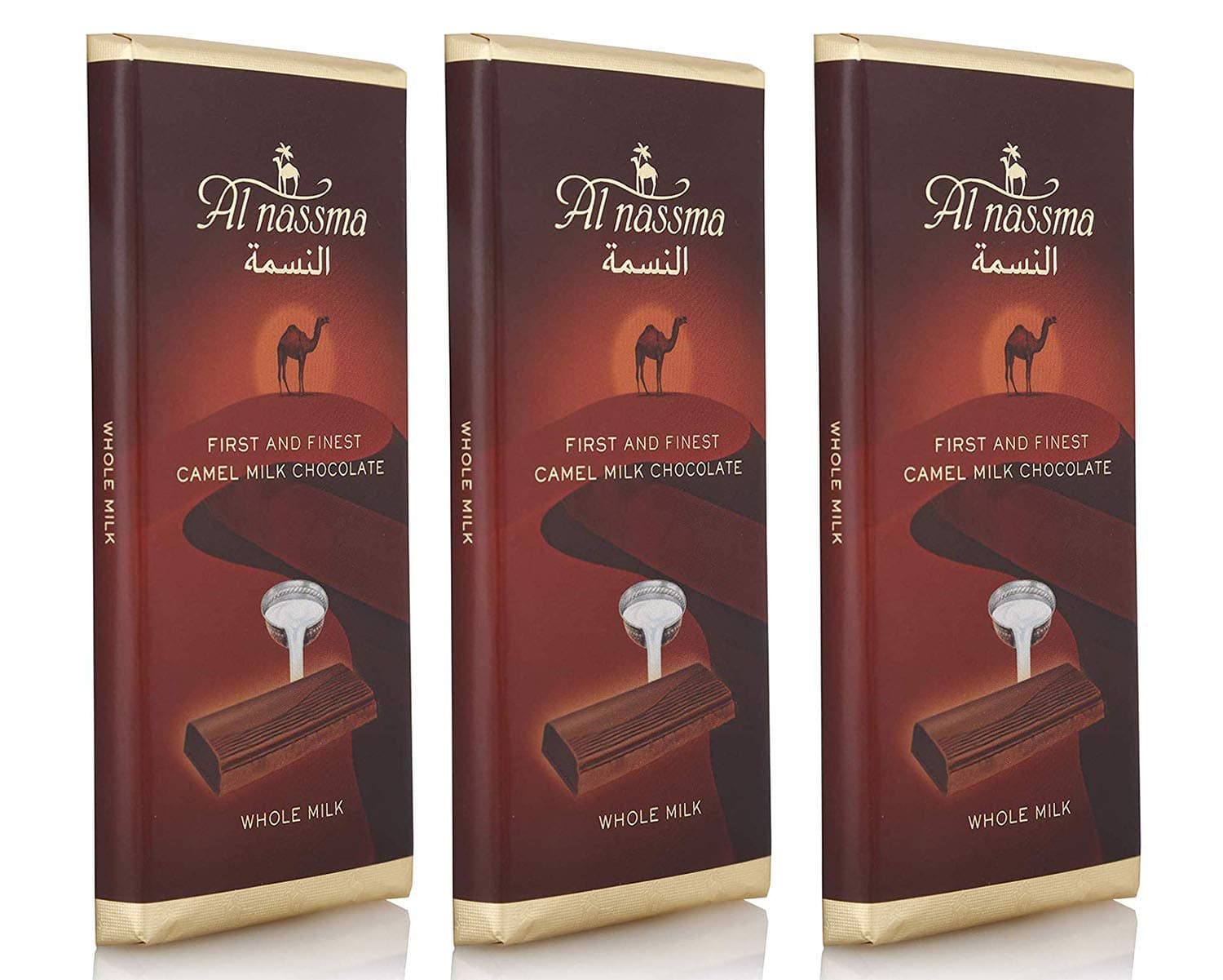 Al Nassma Camel Milk Chocolate - 3 Pack