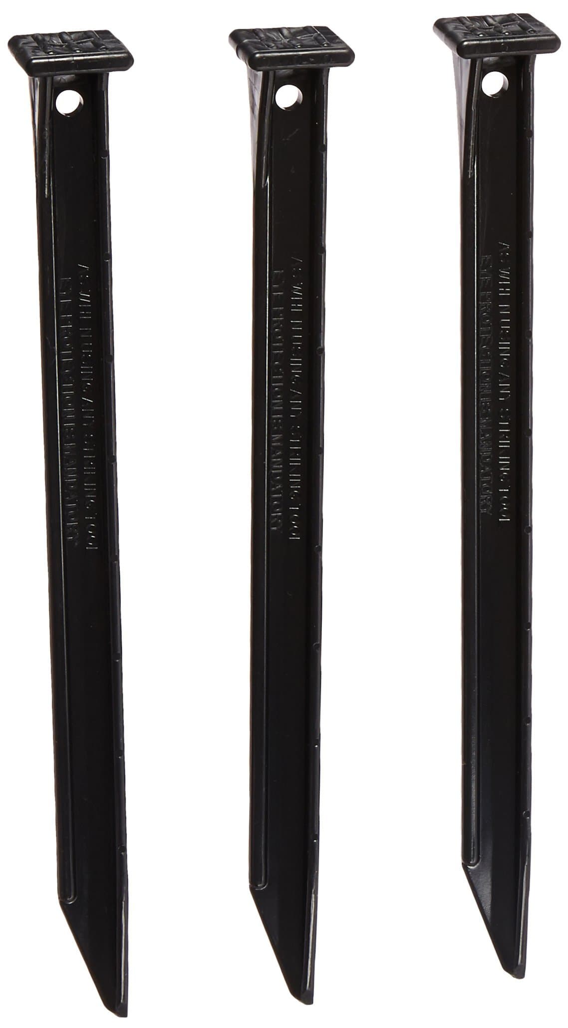 Master Mark Plastics 12103 ABS Plastic Stake Anchors For Landscape Edging, 10-Inch, 3 Pack