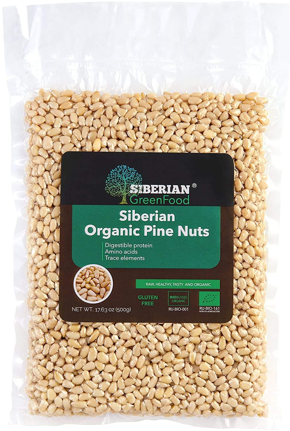 Pine Nuts, Premium Quality, vacuum packed, 500gr/17.63oz