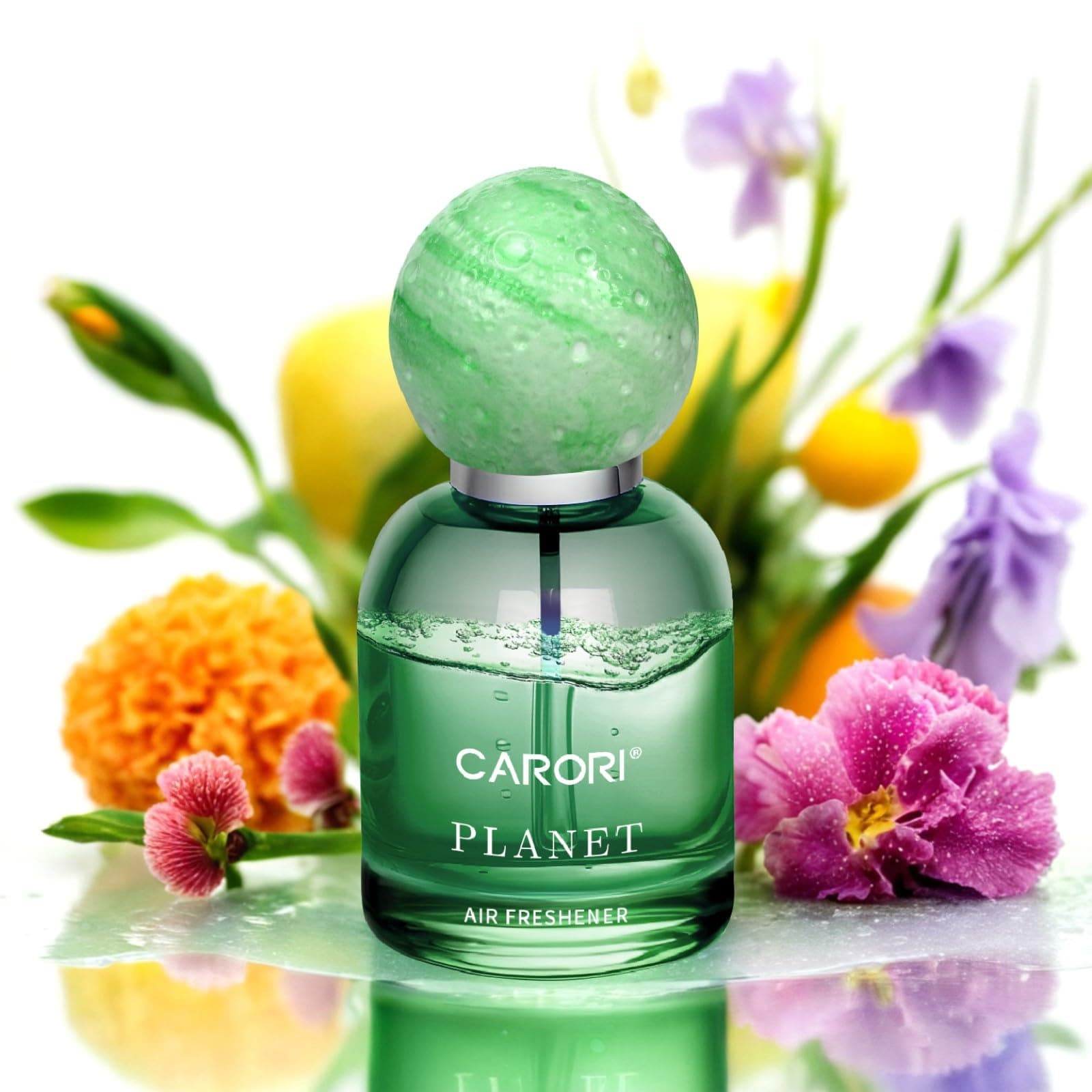 Car Reed Diffuser Set Air freshener Diffuser Scent Diffuser Tea Bergamot Guaiacwood Home Fragrance Diffuser for Decor for Office Living Room Bedroom Bathroom Car-3.88oz