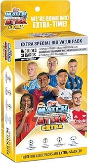Topps UCL & WUCL Match Attax Extra 2025 Trading & Collectible Card Game (Big Value Pack)