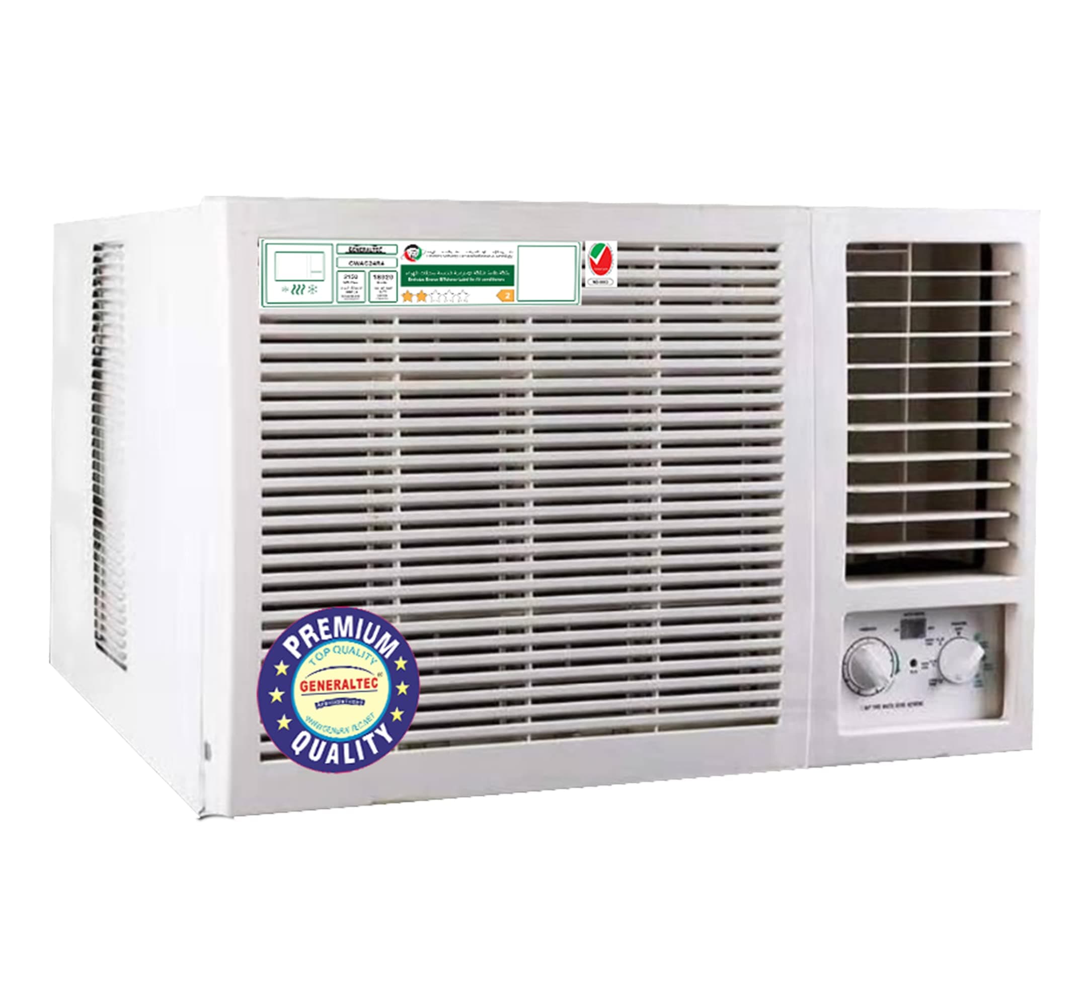 1 Ton Window Air Conditioner with Rotary T3 Compressor and R410a Refrigerant, 1 Year Warranty, 5 Year Compressor Warranty | Model-GWAC12T
