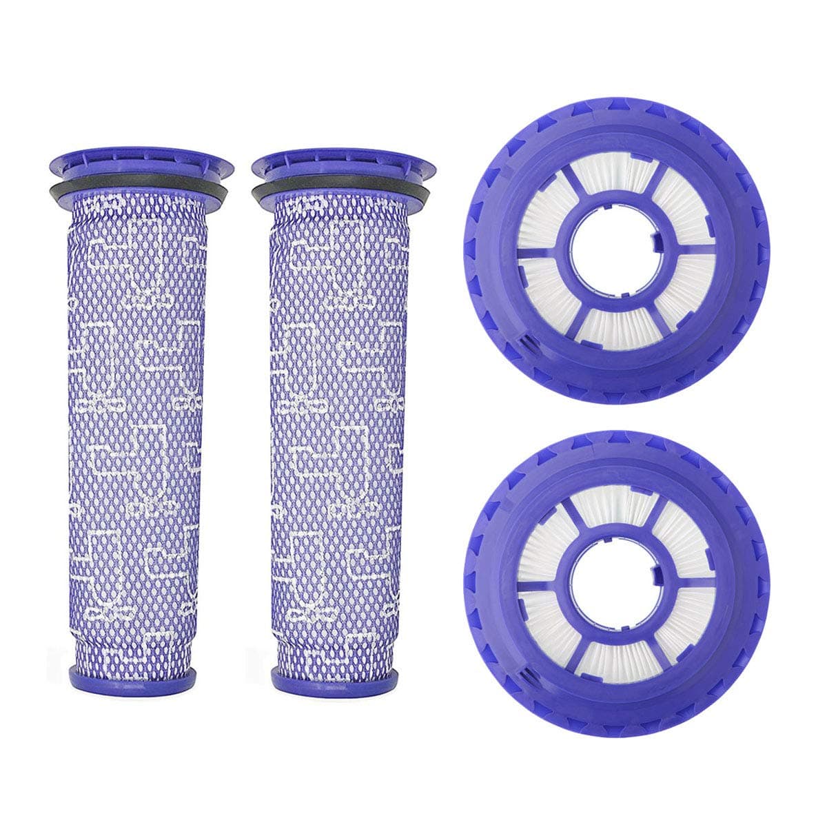 2 Pack Post Filters & 2 Pack Pre Filters Replacement for Dyson DC41 DC65 DC66 UP13 UP20 UP30 Animal, Multi Floor and Ball Vacuum Ball Animal 2 Ball Animal 3, Compare to Part 920769-01&920640-01