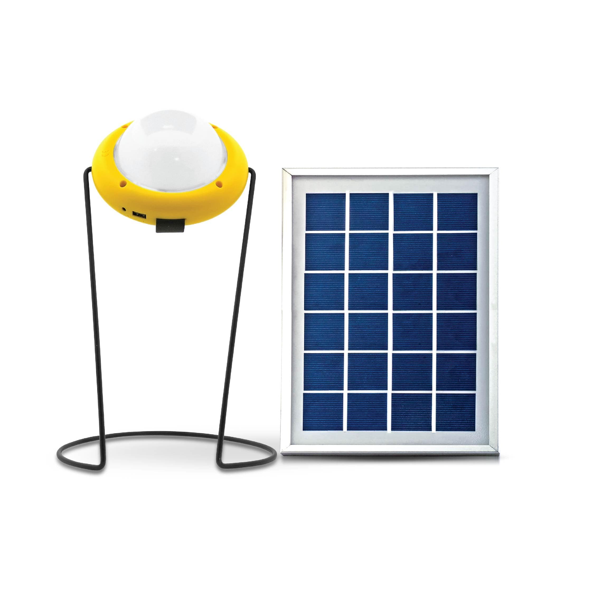 Sun King Pro 300- Indoor Solar LED Light with USB Mobile Charging, 5.50 Watts (300 Lumens of Brightness), Yellow
