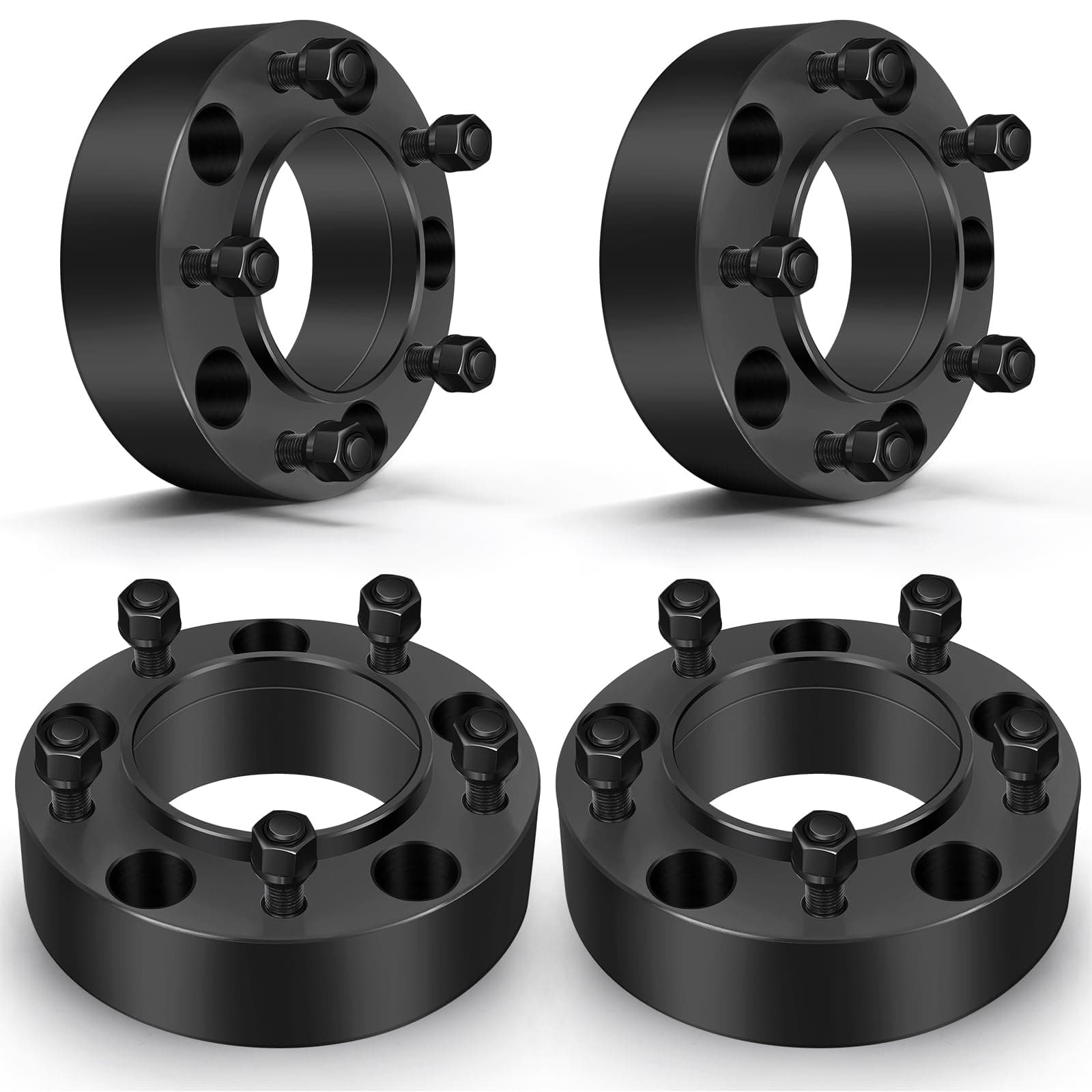 ECCPP 4PCS 2 inch Wheel Spacers hubcentric 5 Lug 5x150mm to 5x150mm 110mm Compatible with 2008-2016 for LEXUS LX570 for Toyota for sequoia for Toyota for land cruiser 14x1.5 Studs