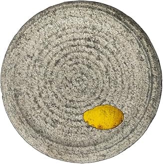 ABS Herbals Turmeric Haldi Grinding,Mortar Stone,Chandan Mortar Stone,Rubbing Stone,Grinding Mortar Stone,Sandalwood Rubbing Stone,Medicine grinding stone(SB=12cm)