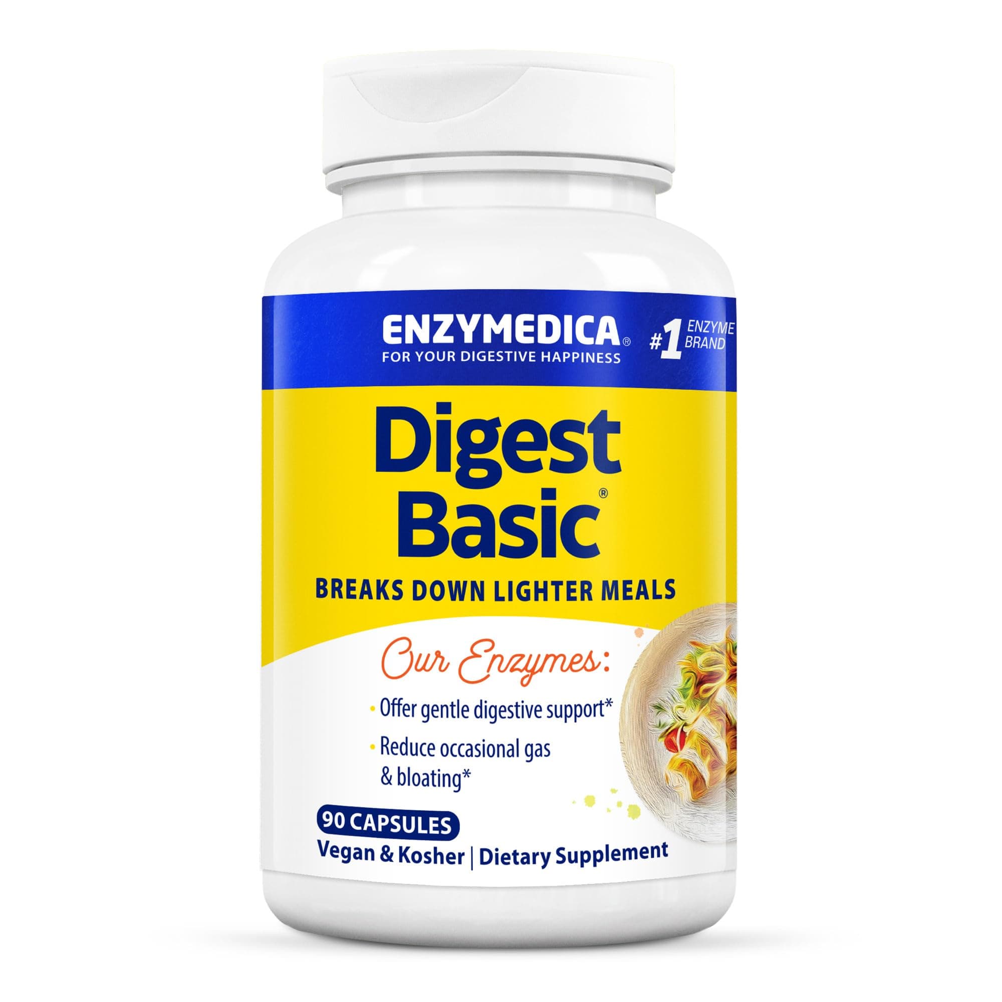 Digest Basic, Essential Enzyme Formula, 90 Capsules