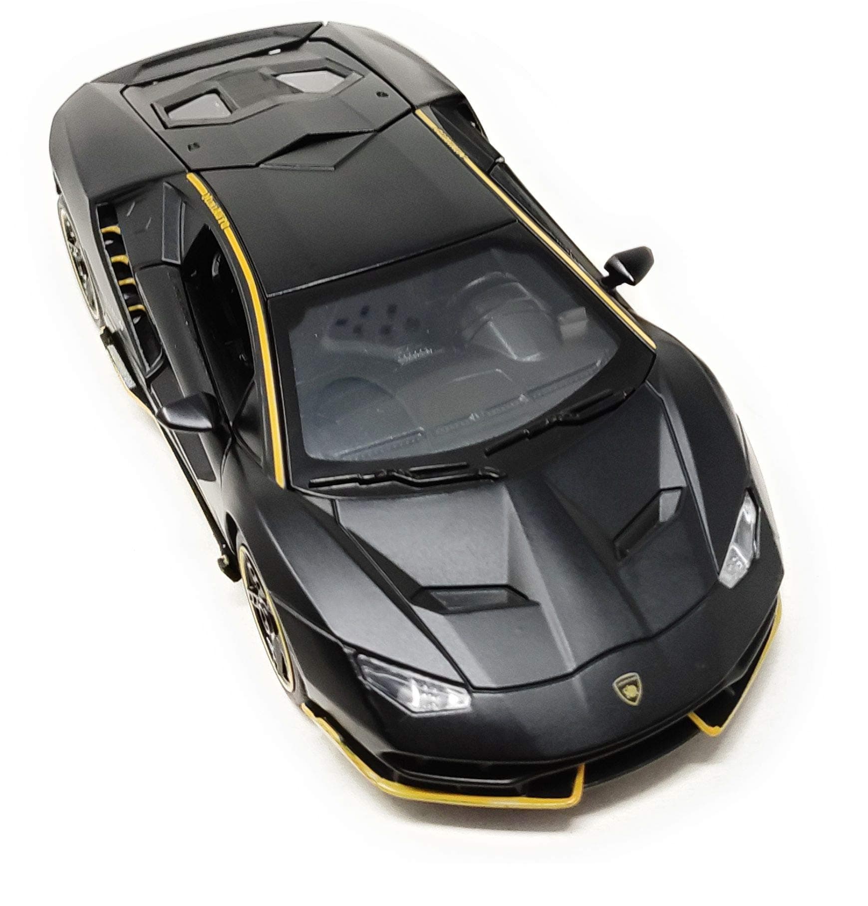 Lamborgini Die-Cast 4 Wheel Drive Metal Car Pull Back with Openable Doors, Light, Trunk, and Music for Kids Above 4 Years