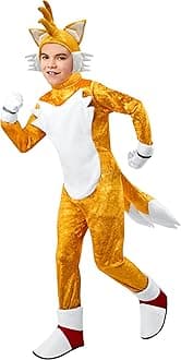 Sonic the Hedgehog: Tails Costume for Kids, Boy's Small