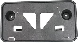 I-Match Auto Parts Front License Plate Bracket Tag Holder Replacement for 2007-2010 Ford Edge FO1068126 7T4Z17A385AA Black Textured