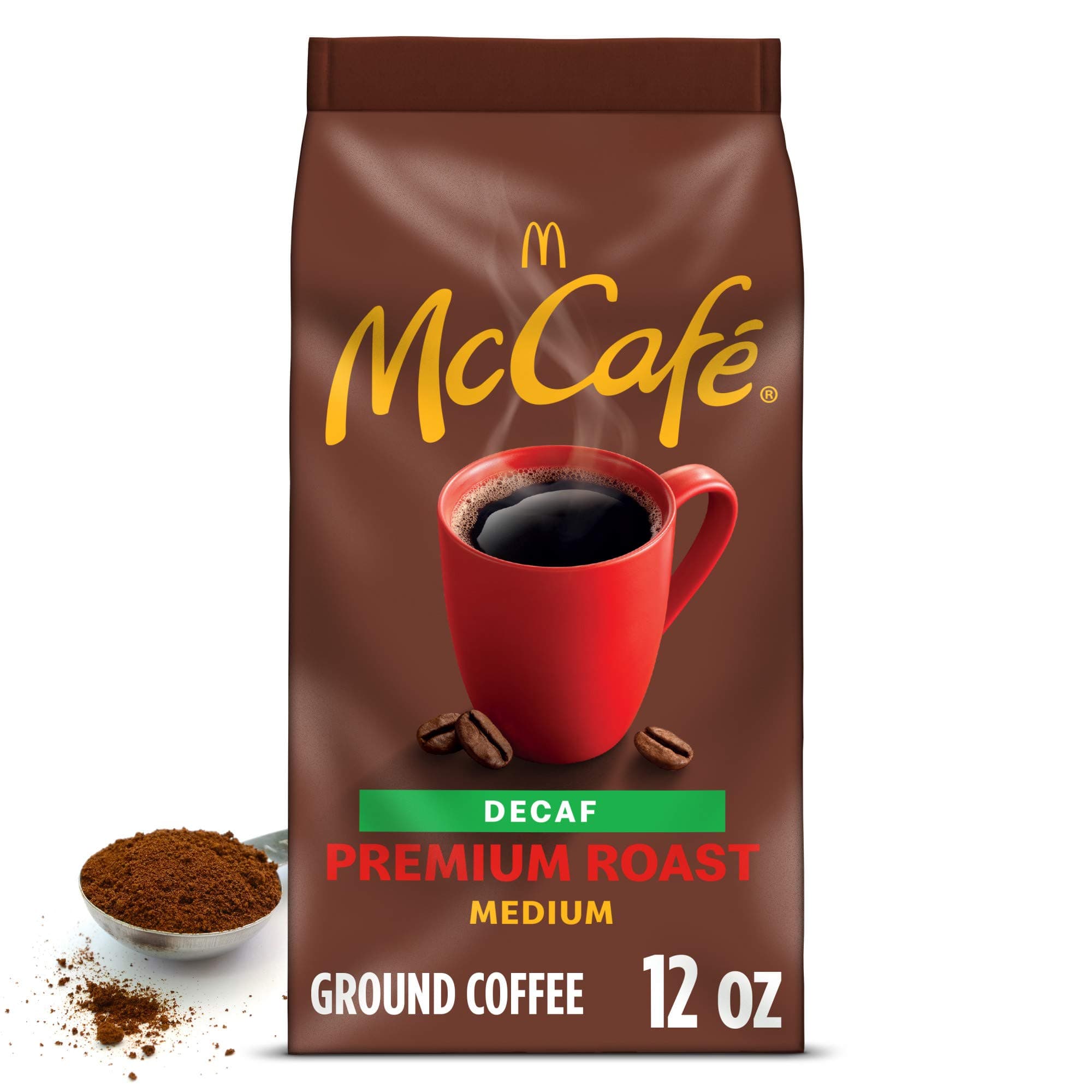 Coffee Ground Coffee, Premium Medium Roast, 12 Ounce