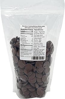 Merckens Coating Melting Wafers Milk Chocolate Cocoa Lite, 2 Pound