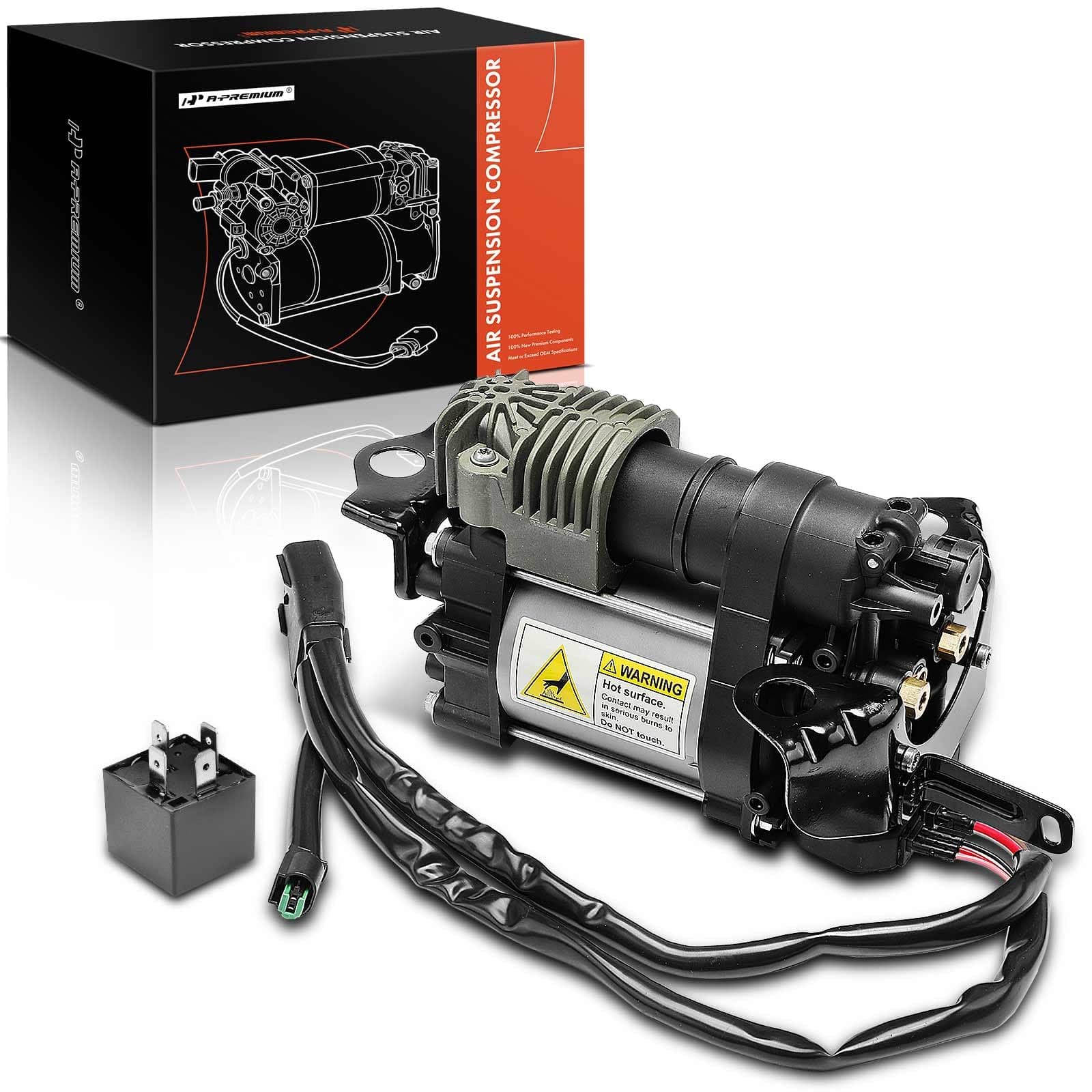 A-Premium Air Suspension Compressor Compatible with Ram 1500 2013-2018, Replace# 4877128AF, 4877128AG