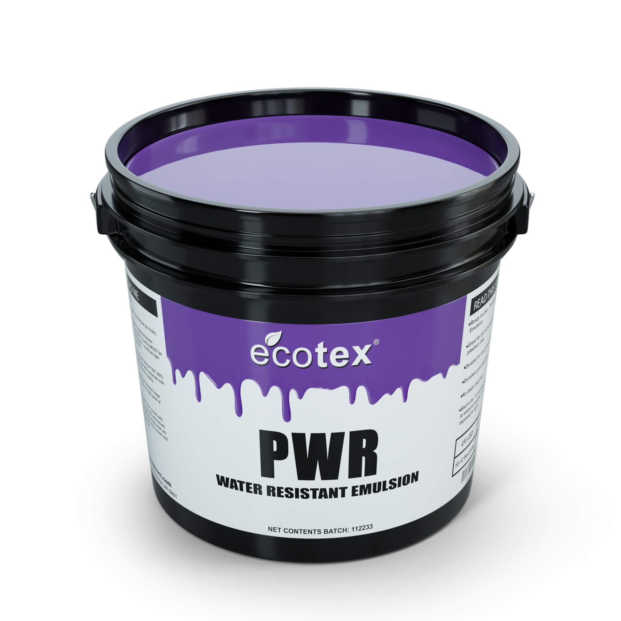 Screen Print Direct Ecotex® PWR Printing Emulsion (Quart - 32oz.) Pre - Sensitized Photo Emulsion for Silk s and Fabric - for Printing Plastisol Ink and Water Based Ink, Printing Supplies