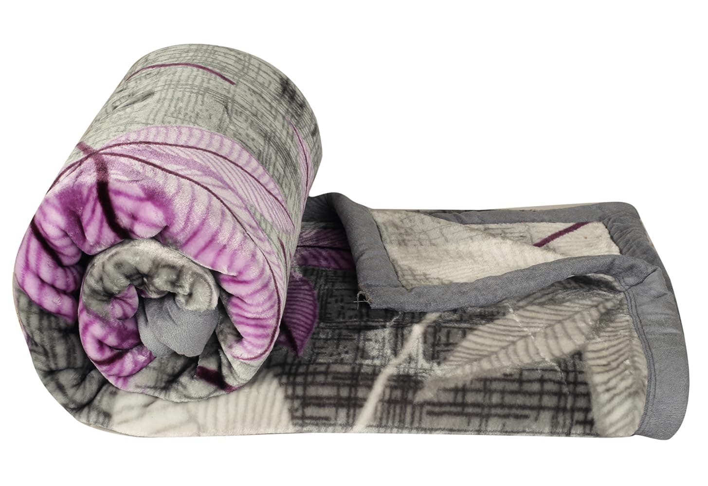 BSB Home Super Soft Cloudy Printed Single Bed Blanket for Heavy Winter, Single Ply Mink Blanket King Size with 152 x 220 Cm 2.5 Kg (Pink, Pack of 1) Polyester