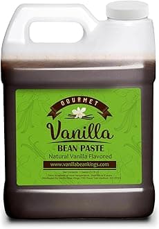 Vanilla Bean Paste for Baking and Cooking - Gourmet Madagascar Bourbon Blend made with Real Vanilla Seeds - 1 Gallon