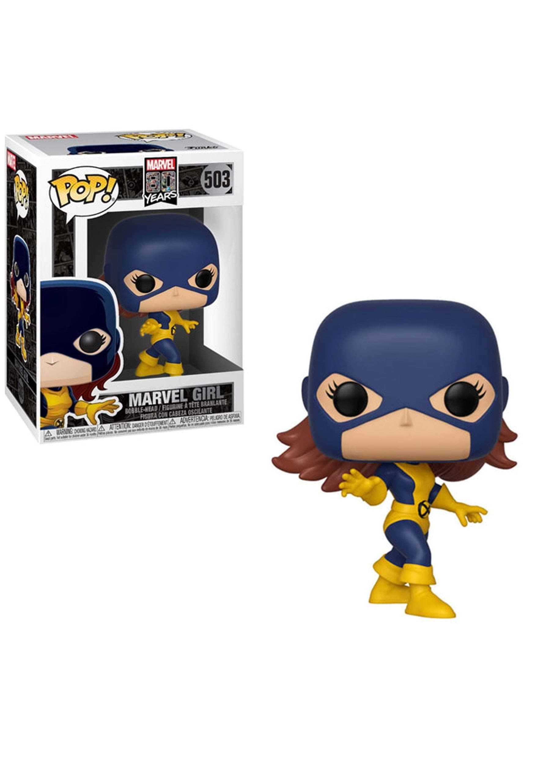 Funko POP! Bobble 80th-First Appearance-Marvel Girl - Marvel Comics - Collectable Vinyl Figure - Gift Idea - Official Merchandise - Toys for Kids & Adults - Comic Books Fans