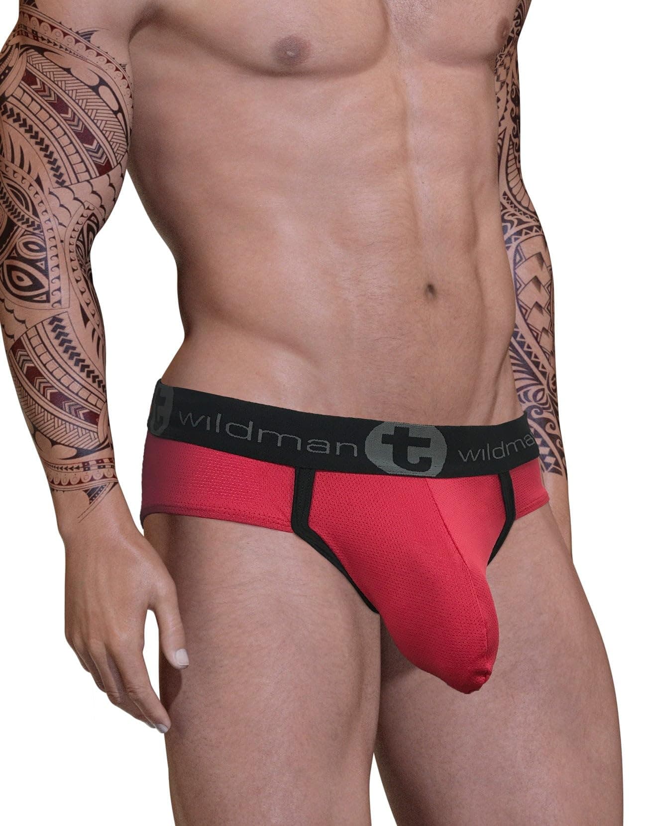 Wildmant Red Big Boy Pouch Brief