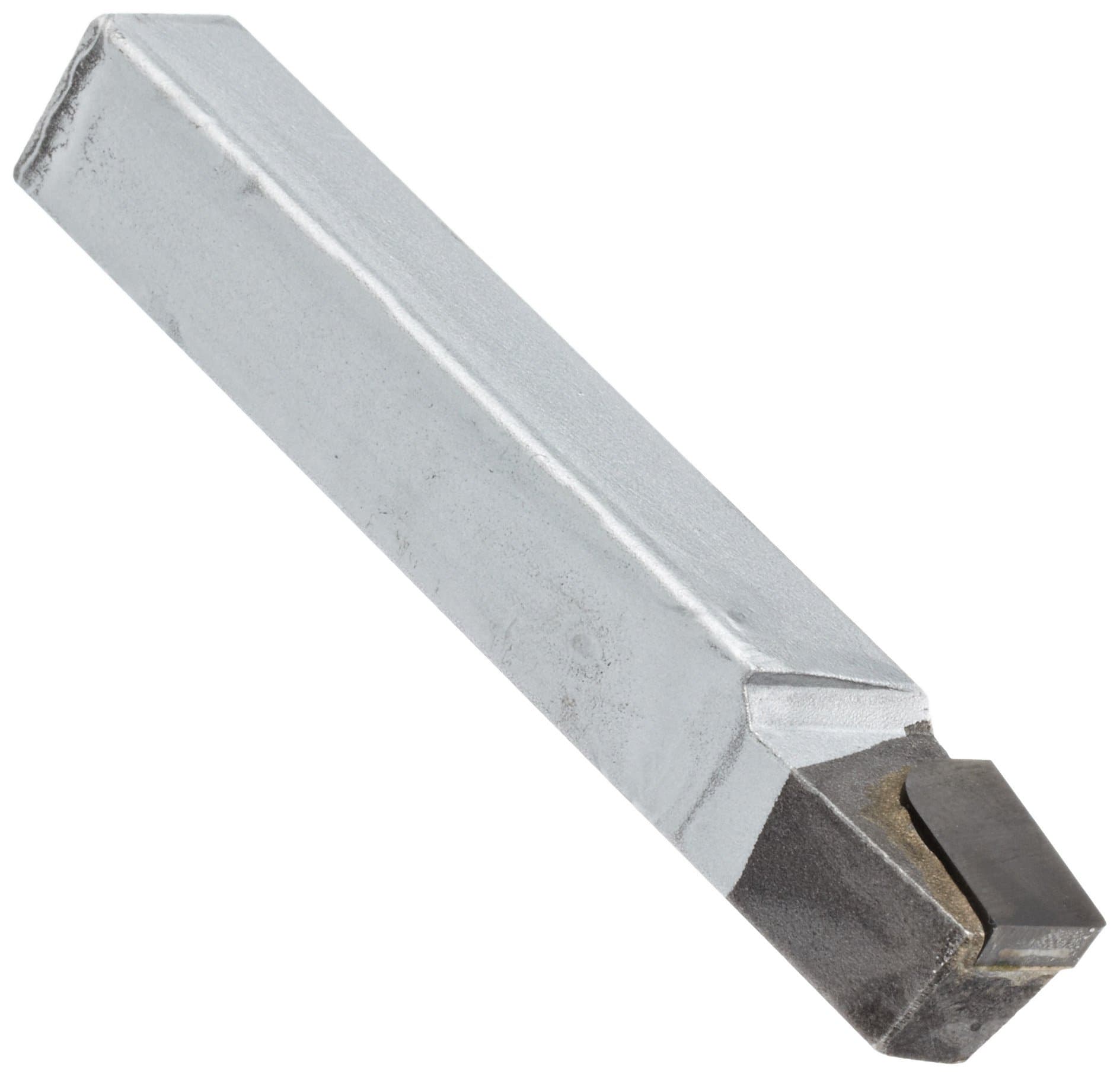 Carbide-Tipped Lathe Tool Bit for Lead Angle Turning, BR Style, Right Hand, C4 Grade, 0.5" Square Shank, BR 8 Size