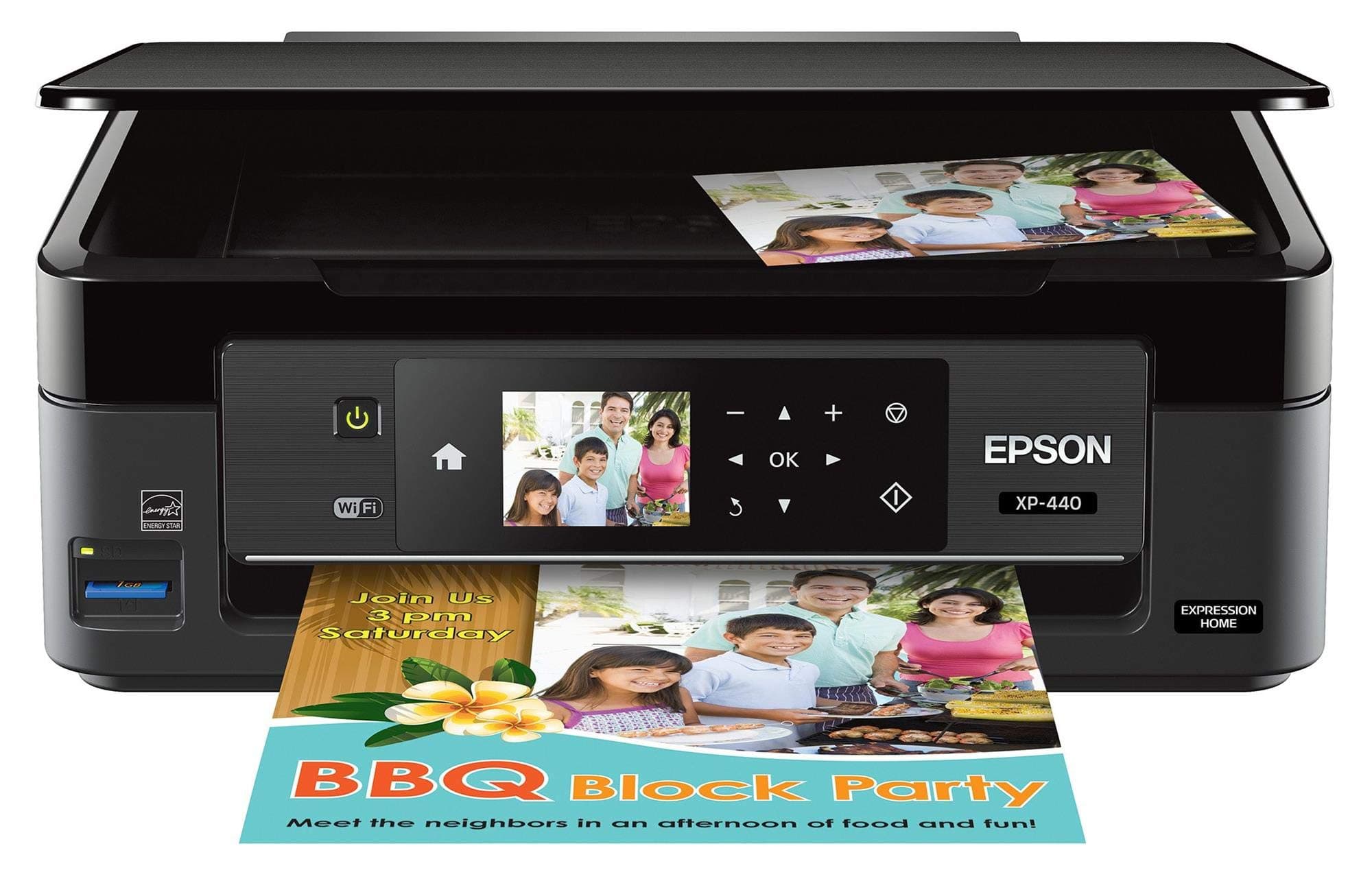 Epson Expression Home XP-440 Wireless Color Photo Printer with Scanner and Copier, Amazon Dash Replenishment Ready