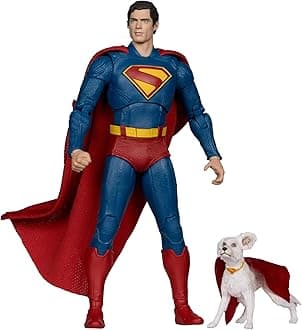 McFarlane Toys DC Theatrical Deluxe 7in WV1 - Superman with Krypto (Superman Movie)