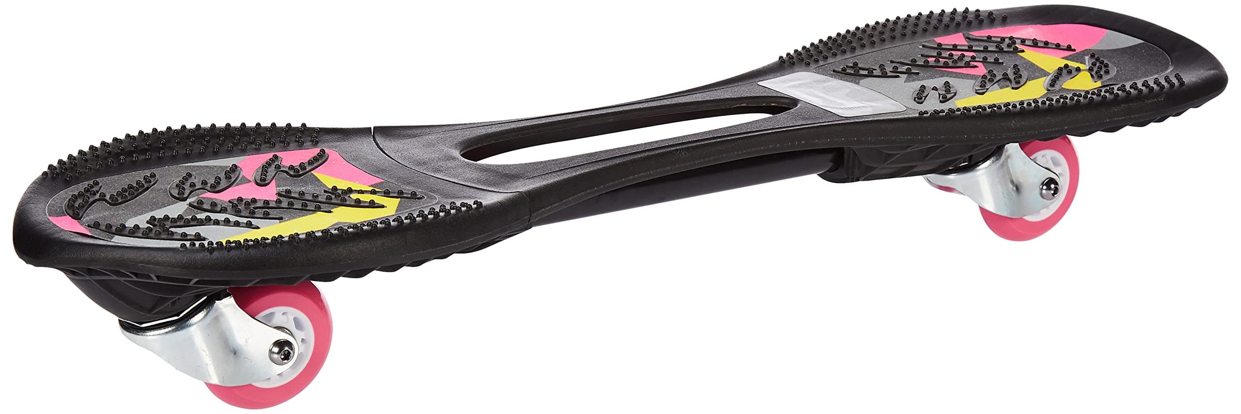 JD Bug Power Surfer PlUS Casterboard - Pink/Grey/Yellow