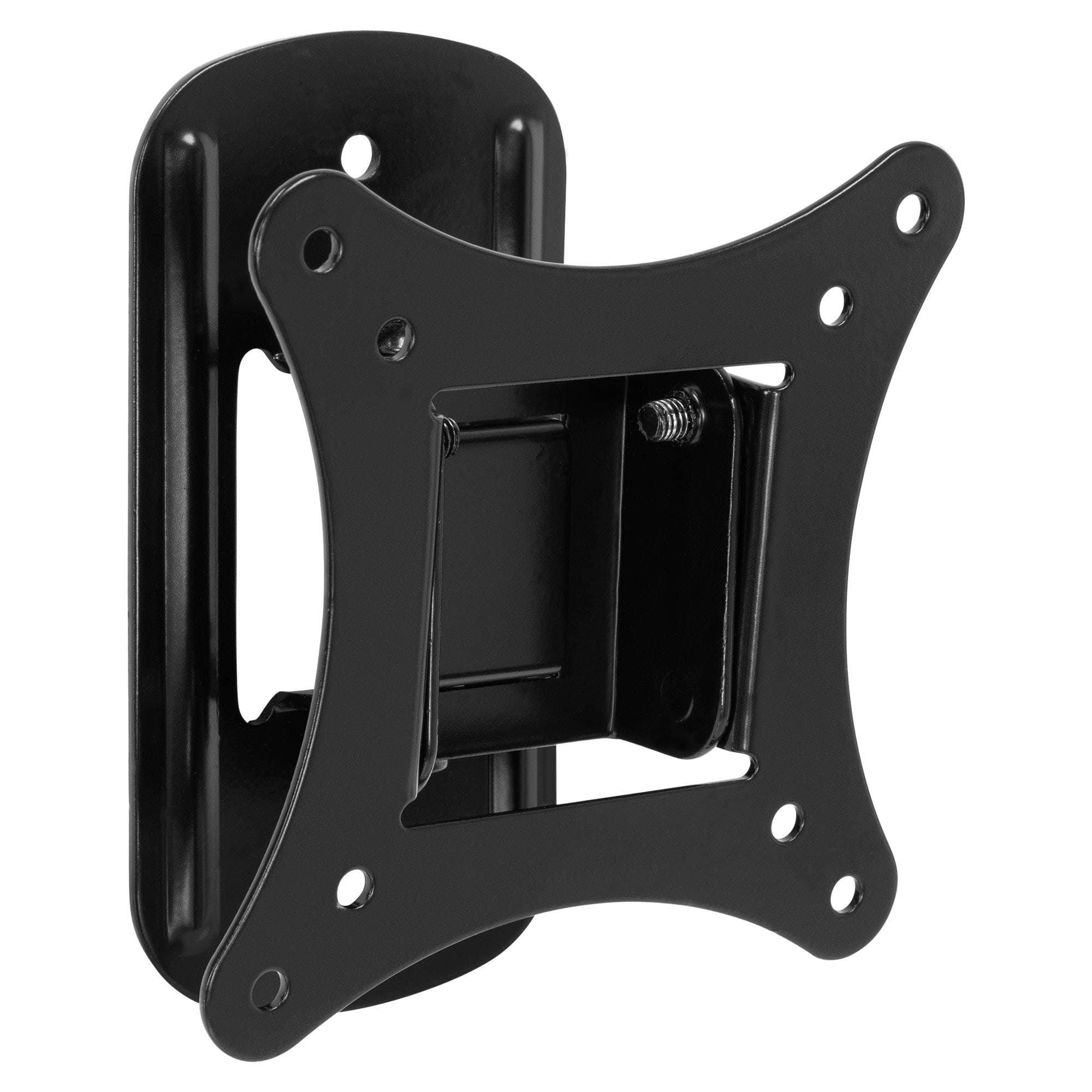 Mount-It MI-2829 TV Mount For Flat Screens Tilting TV Wall Mount Bracket Fits up to 25 Inch LCD LED TVs and Computer Monitors VESA 75 and 100 Compatible Swivel Low-Profile Slim Design 44 Lb Limit