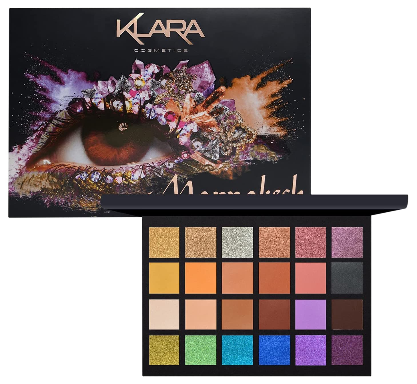 Klara Cosmetics Marrakech - 24 Shade Eyeshadow Palette