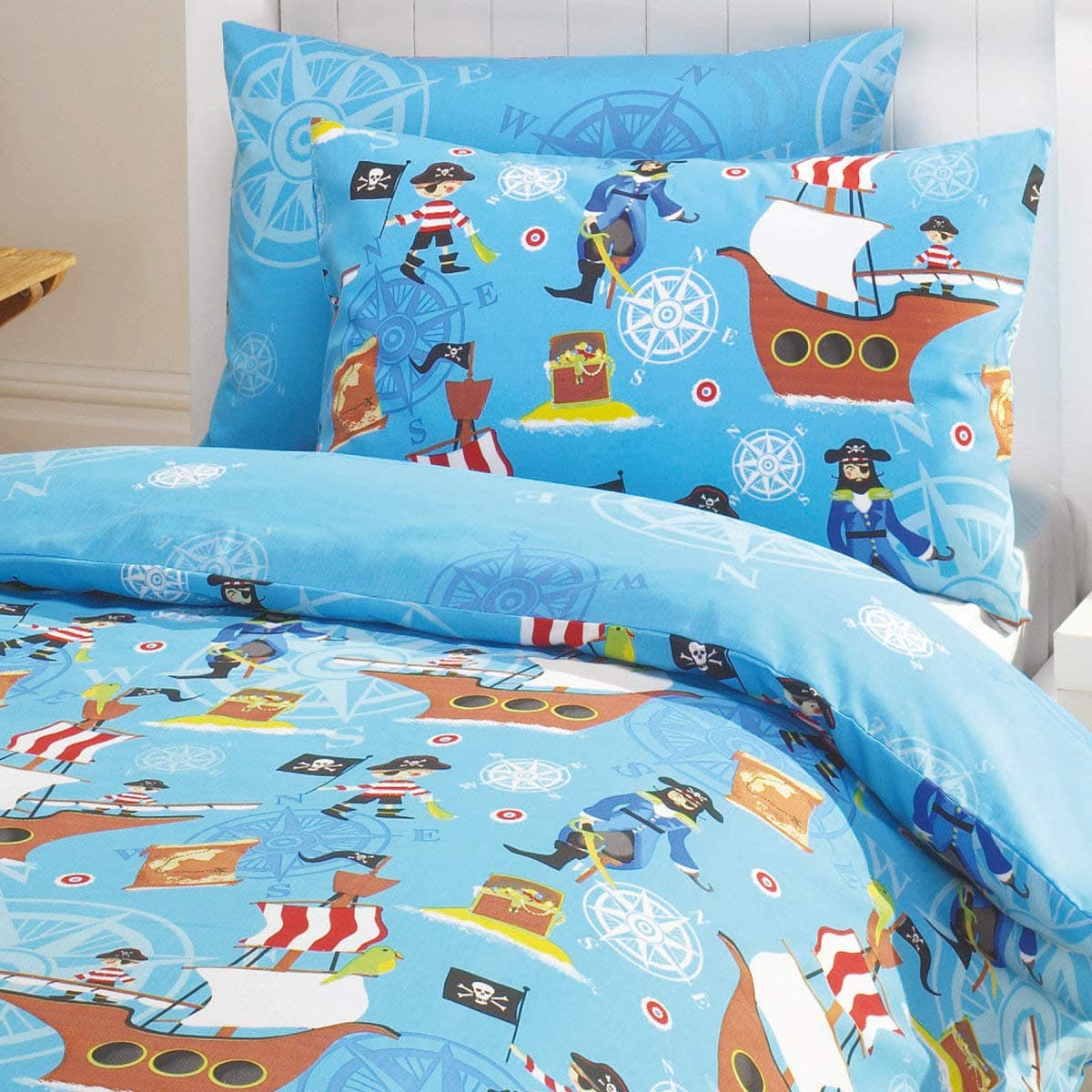Sea Pirates Single Bedding