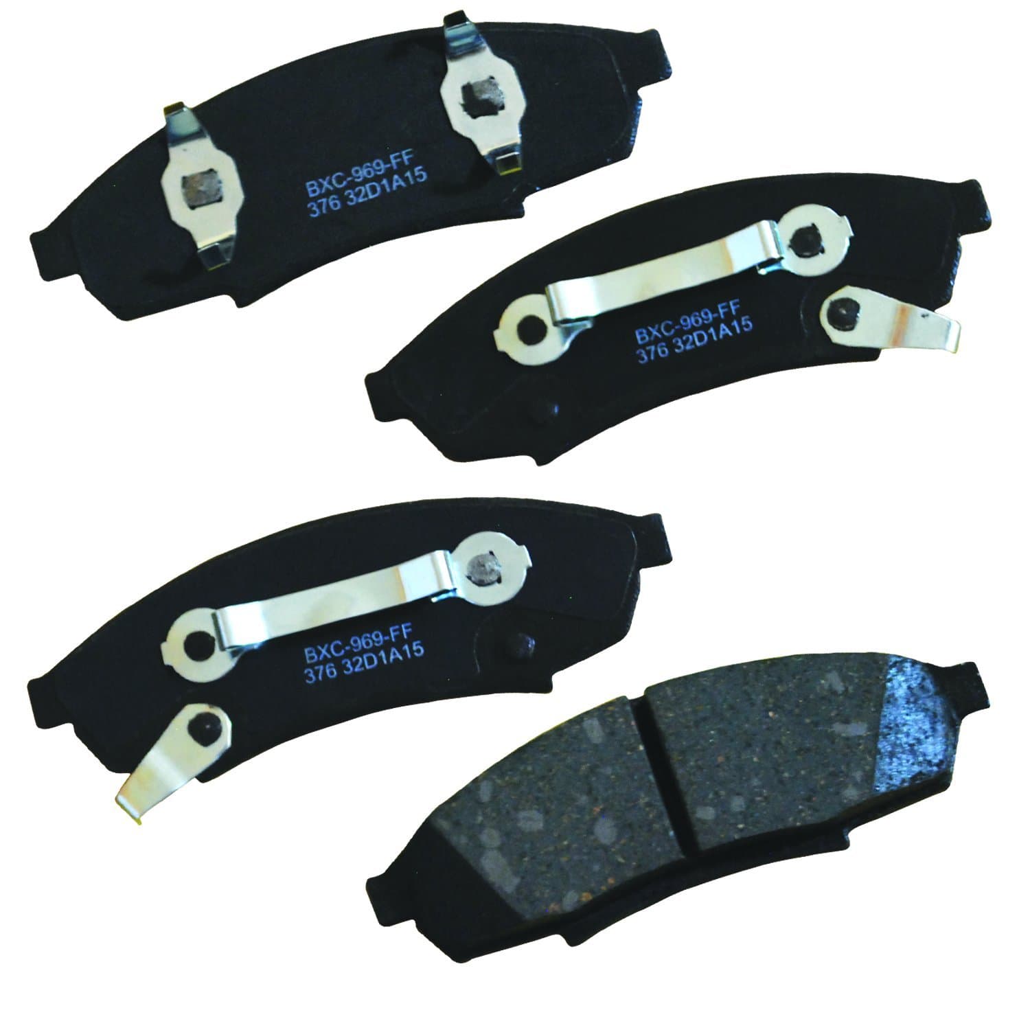 Bendix Premium SBC376 Ceramic Front Brake Pads for Buick Regal 1996-1988, Chevrolet Lumina 2001-1990, Monte Carlo 1999-1995, Oldsmobile Cutlass Supreme 1997-1988, Pontiac Grand Prix 1996-1988