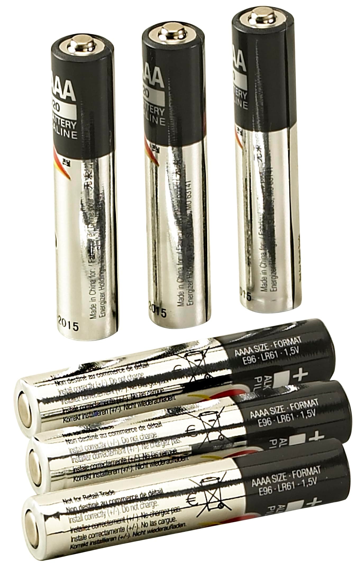 65030 Stylus AAAA Replacement Batteries, 6-Pack