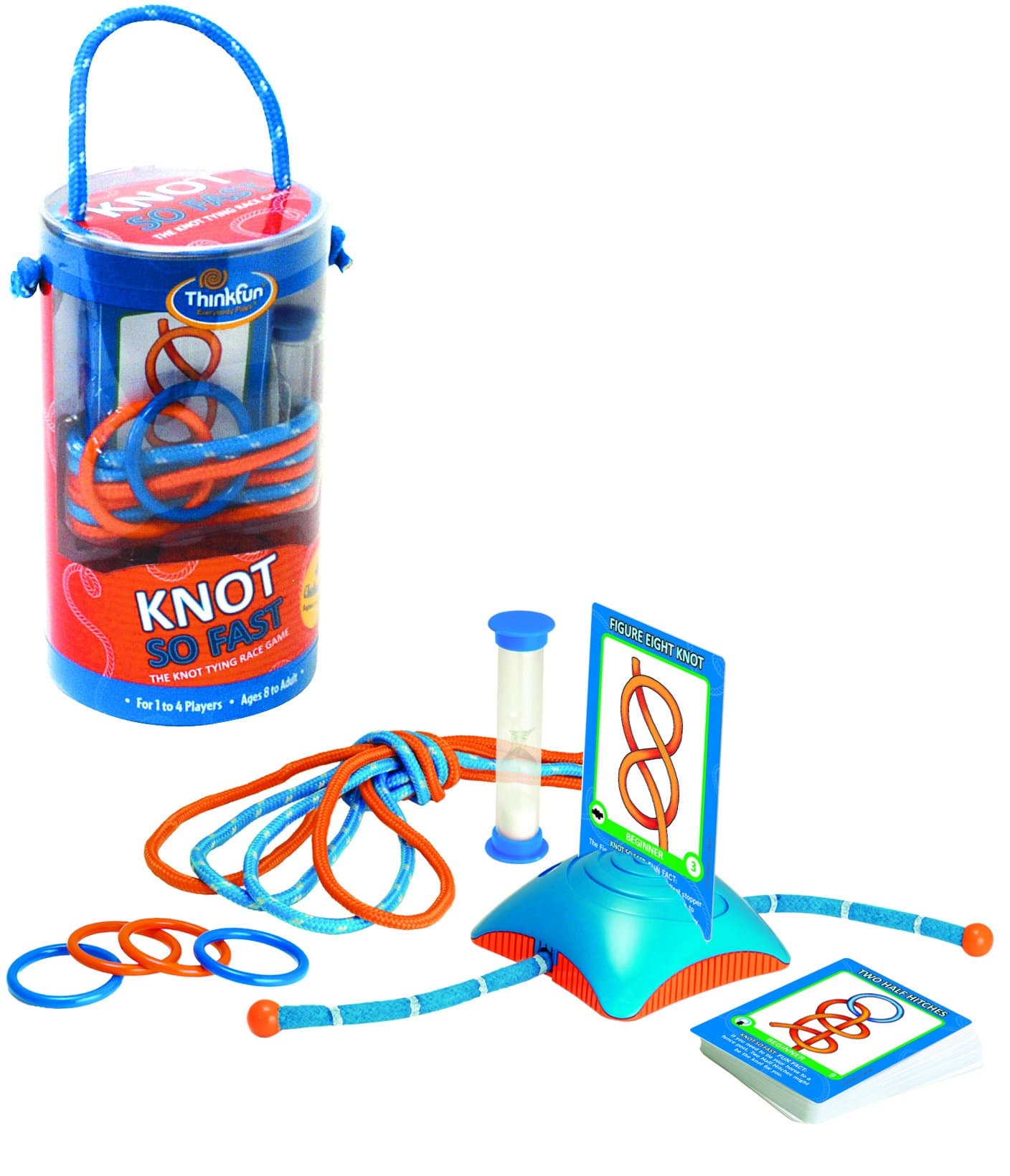 ThinkFun Knot So Fast Innovative Knot Tying Game with 40 Challenges