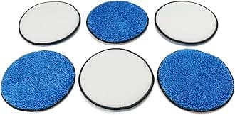 U.F.O. Pads - Upholstery/Fabric Orbital Microfiber Pads - 6 Pack (6 in.)