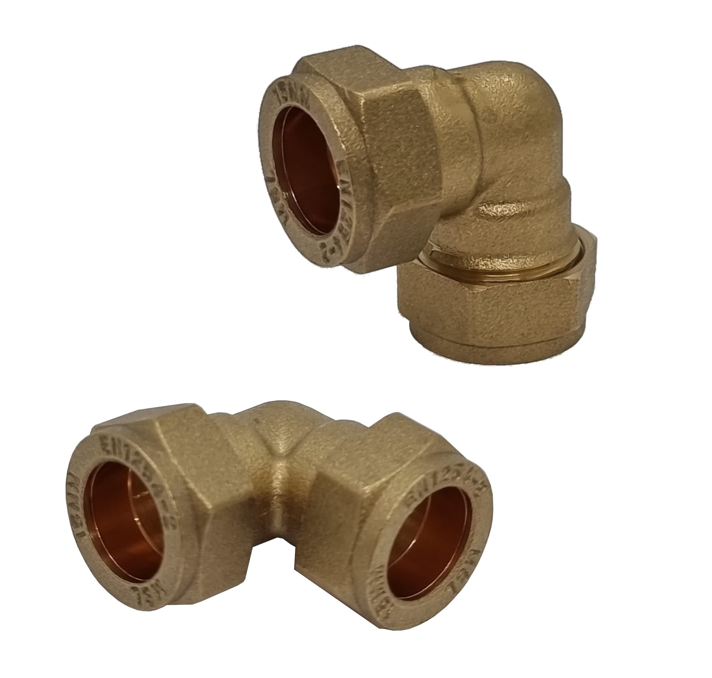 15mm Brass Compression Elbows